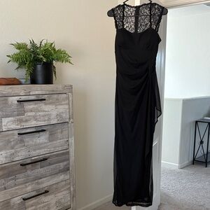 Elegant Black Lace Gown